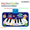 Wholesale Electronic Dance Musical Instruments Baby Piano Baby Light-up Keyboard Toy with Music