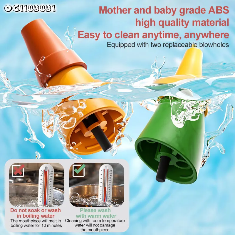 Wholesale Sensory Trumpet Small Plastic Musical Instruments Learning Toys Electric Horn with Sound for Kids