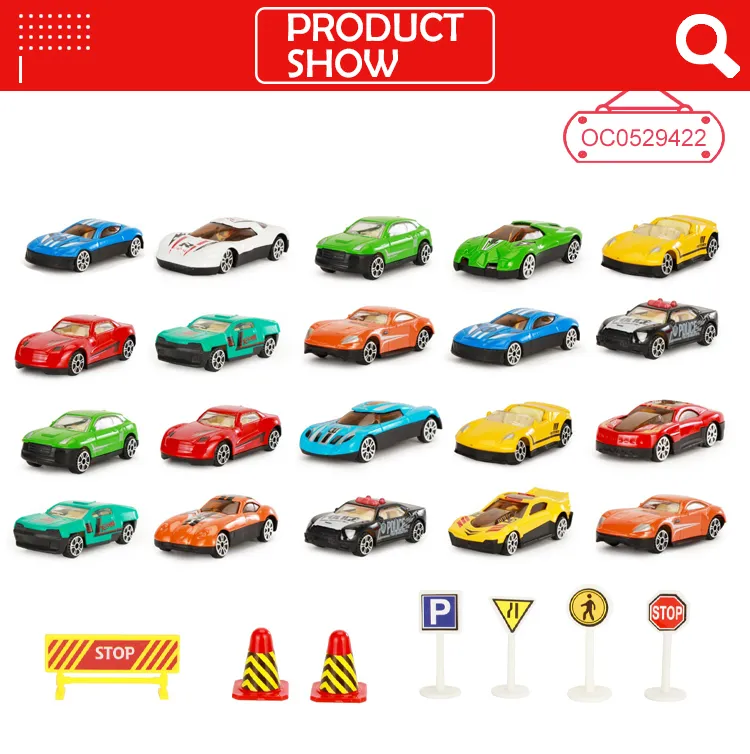 Wholesale Diecast Miniature Metal Model 20 Pieces Wheel Car Small Diecast Toy Car for Kids
