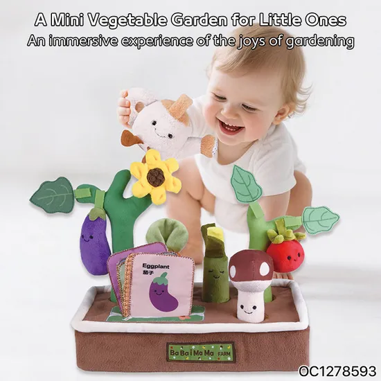 Wholesale Children Stuffed Sensory Learning Childre Hand Eyes Challenge Educationaln Plush Toy with Baby