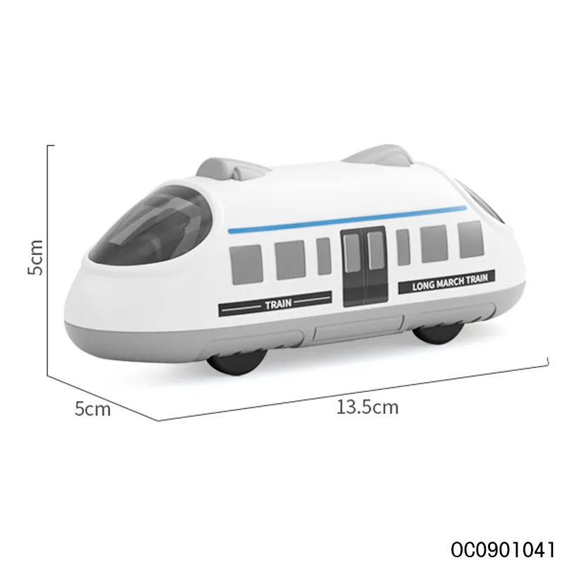 Wholesale Kids Small Toys Mini Double Pull Back Car Subway Plastic Car Model Toys
