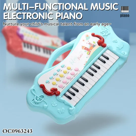Wholesale Sensory Kids Montessori Toys Electronic Mini Piano Keyboard Music Instrument Musical Keyboard for Kids