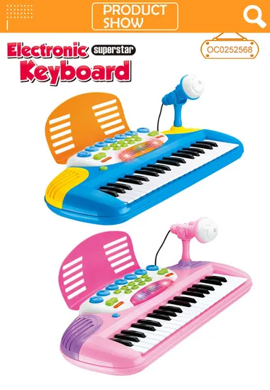 Wholesale Montessori Children's Baby Creative Composer Portable Piano Musical Instruments Toy Electronic Keyboard