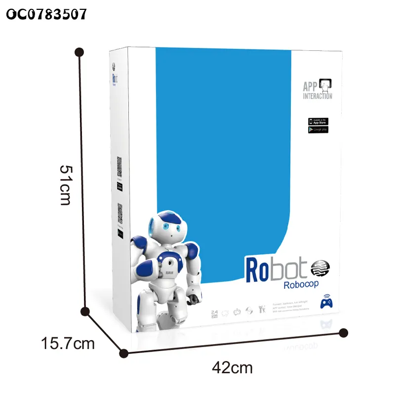 Wholesale Remote-Controlled Toy New RC Dancing Robots for Kids with Music and Light