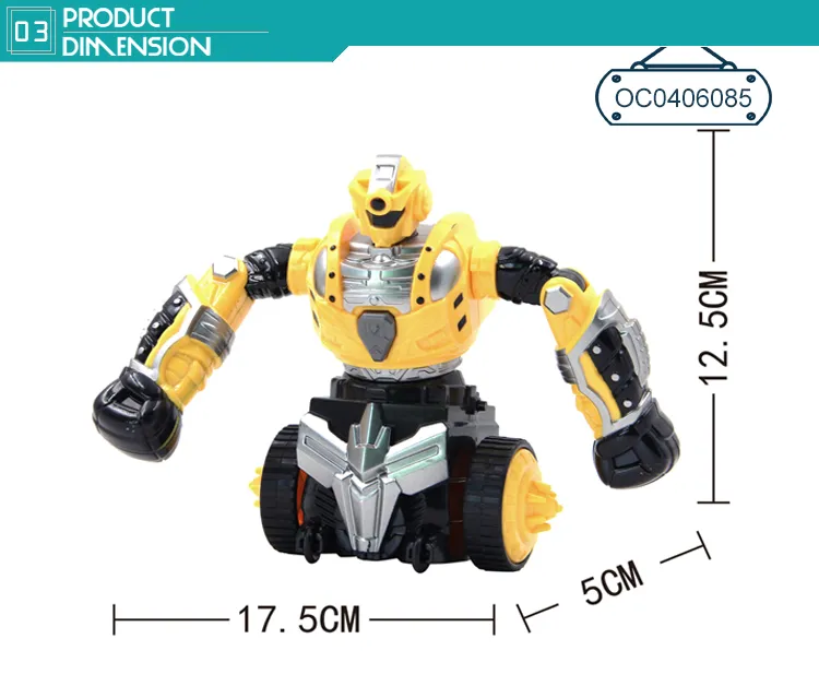 Wholesale Interactive Intelligent Small Robot Electronic Transforming Robot for Kids
