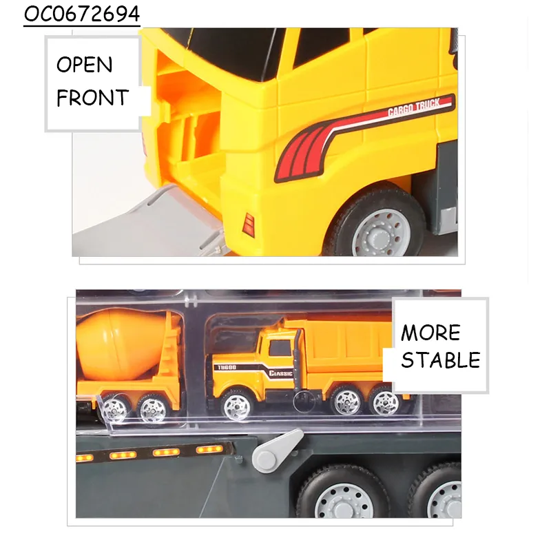 Wholesale Diecast Scale Models Alloy Die Cast Engineering Truck