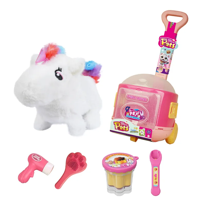 Wholesale Educational Kids Gifts Cute Small Stuffed Horse Animal Plush Children Baby Educational Toys for Birthday