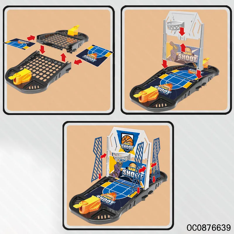 Wholesale Intelligence Hot Sale 2 Player Battle Mini Table Basketball Board Toys Game for Kids