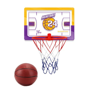 Wholesale Custom Wall Hanging Height Adjustable Basketball Board Indoor Sports Games Toy Hoop Stand for Kids