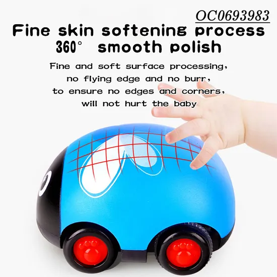 Wholesale 4 Pieces Cartoon Pull Back Cartoon Cute Small Cars Baby Toy Set for Kids