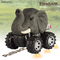 Wholesale Miniature Zebra Elephant Giraffe Lion Plastic Animals Small Pullback Cars Set Toy Car
