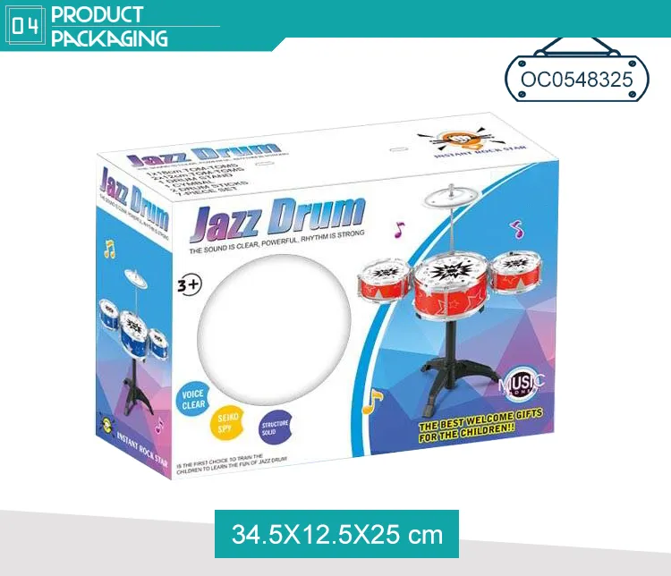Wholesale Quality Outdoor Kids Toy Musical Instruments Drums Set