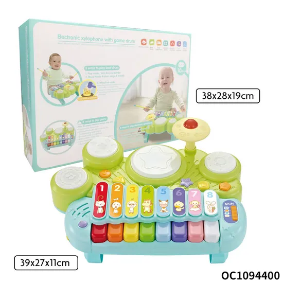 Wholesale Children Electronic Learning Toys Music Instrument Keyboard Piano Kids Education Drums Toy for Sale
