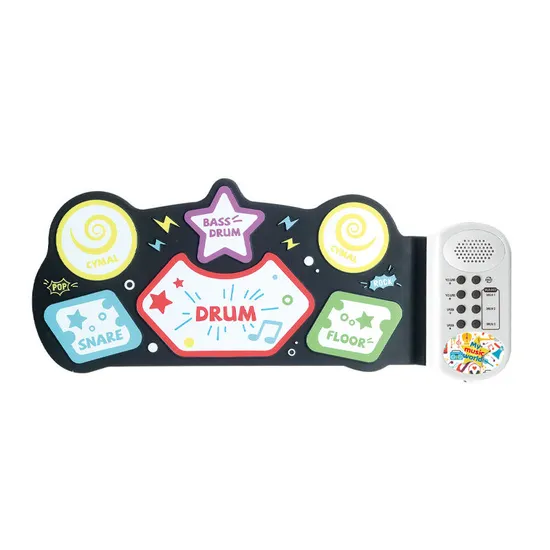 Wholesale Plastic Modes Musical and Sound Kids Toys Instruments Electronic Children Happy Drum